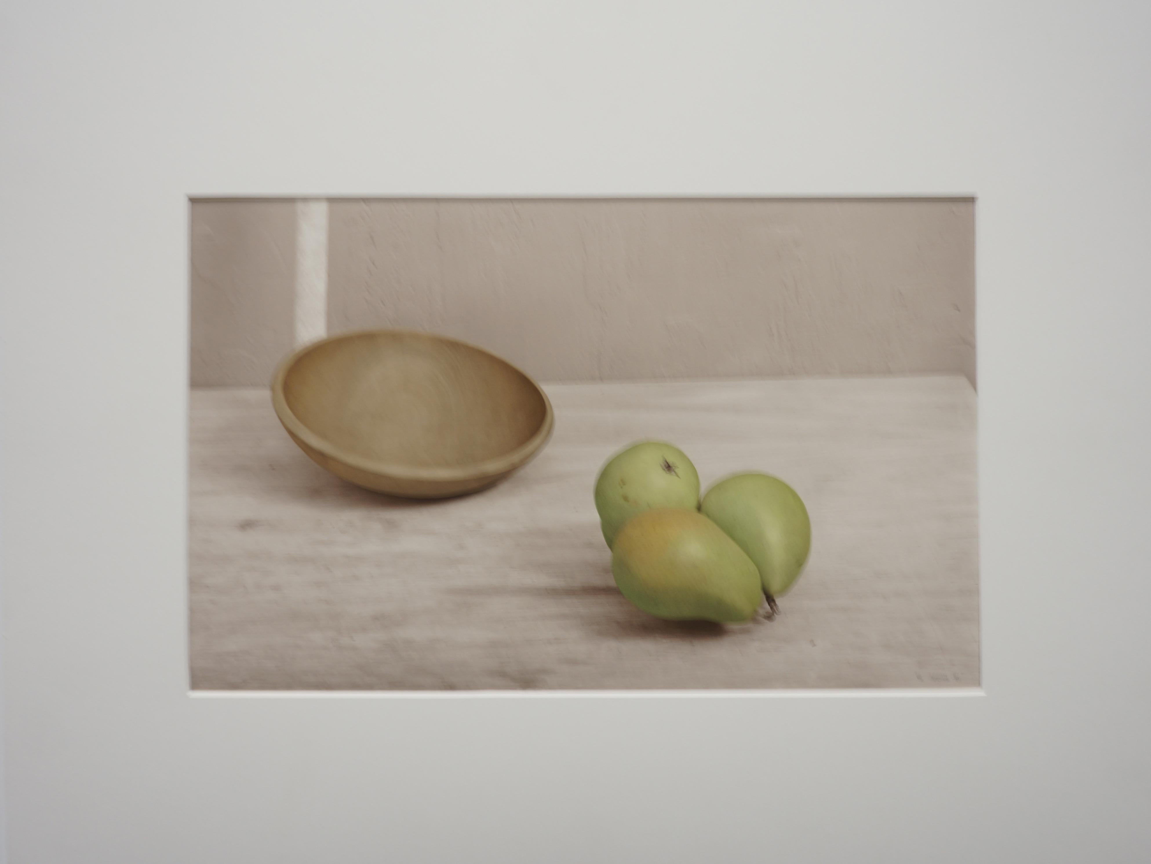 Three Pears and a Bowl