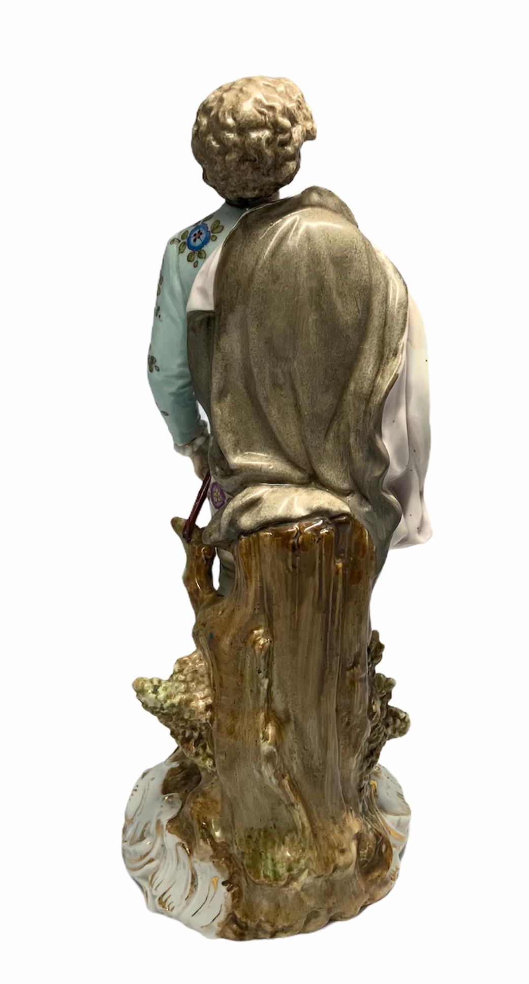 Rococò Volksted - Figurina in porcellana di Richard Eckert in vendita