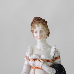 Volkstedt Figure Of Mary Anderson As Pauline Deschapelles In "The Lady Of Lyons"