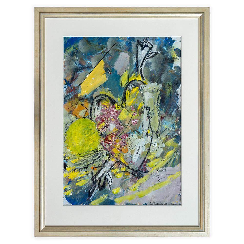Christian Ludwig Attersee "VOLLMONDERGÄNZUNG" año 2001 en venta