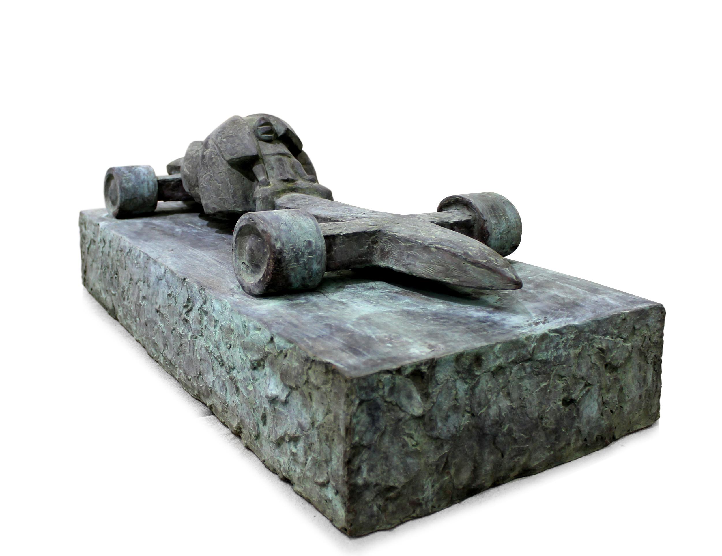  Racer of Silver Dream - Bronze Sculpture 2