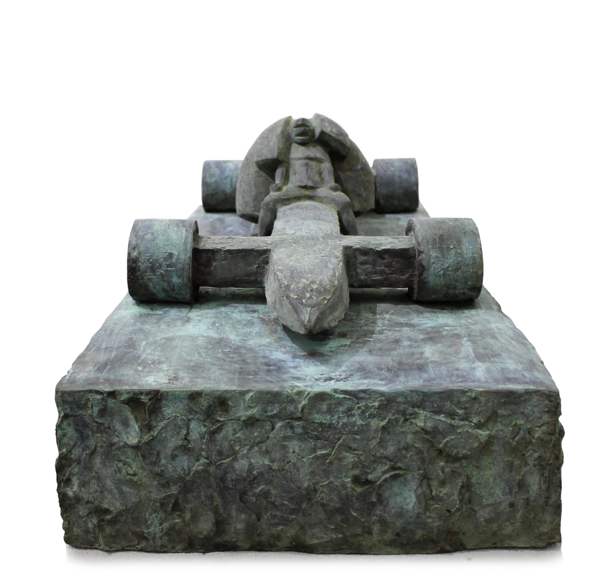  Racer of Silver Dream - Bronze Sculpture 3