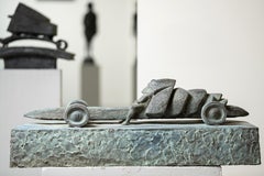  Racer of Silver Dream - Bronze Sculpture