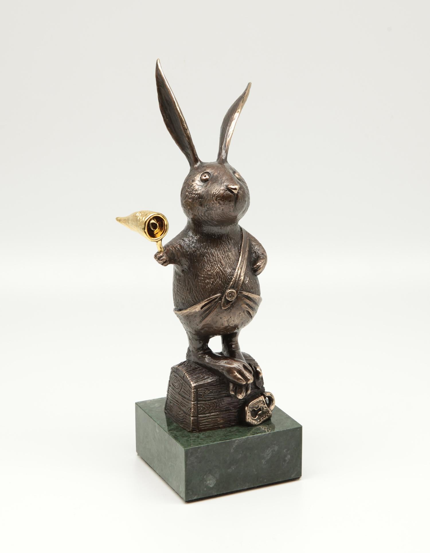 Figurative Sculpture di Volodymyr MYKYTENKO - Acchiappafortuna 9\12