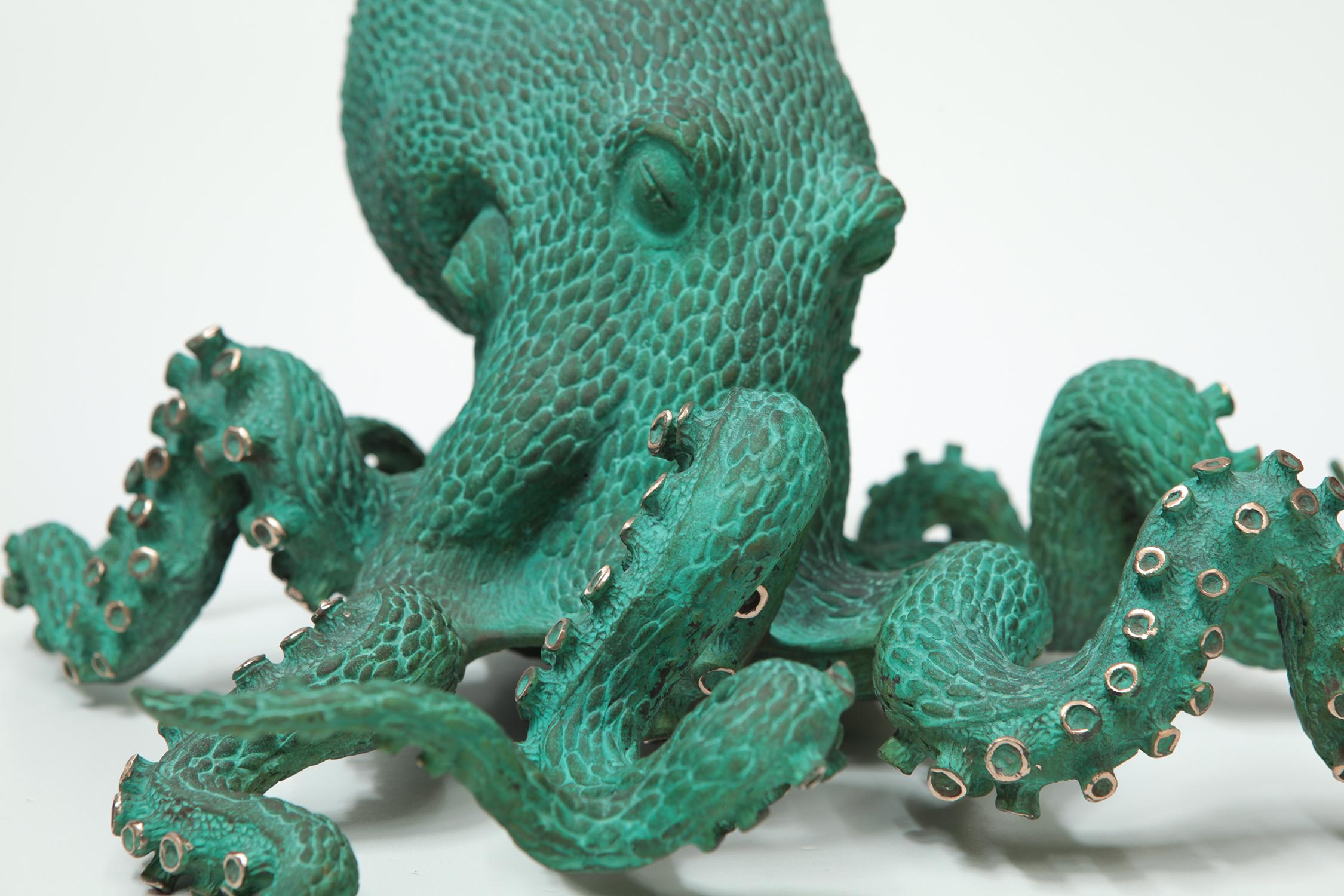 Octopus Sculpture - Limited Edition of 12, 7\12 For Sale 3