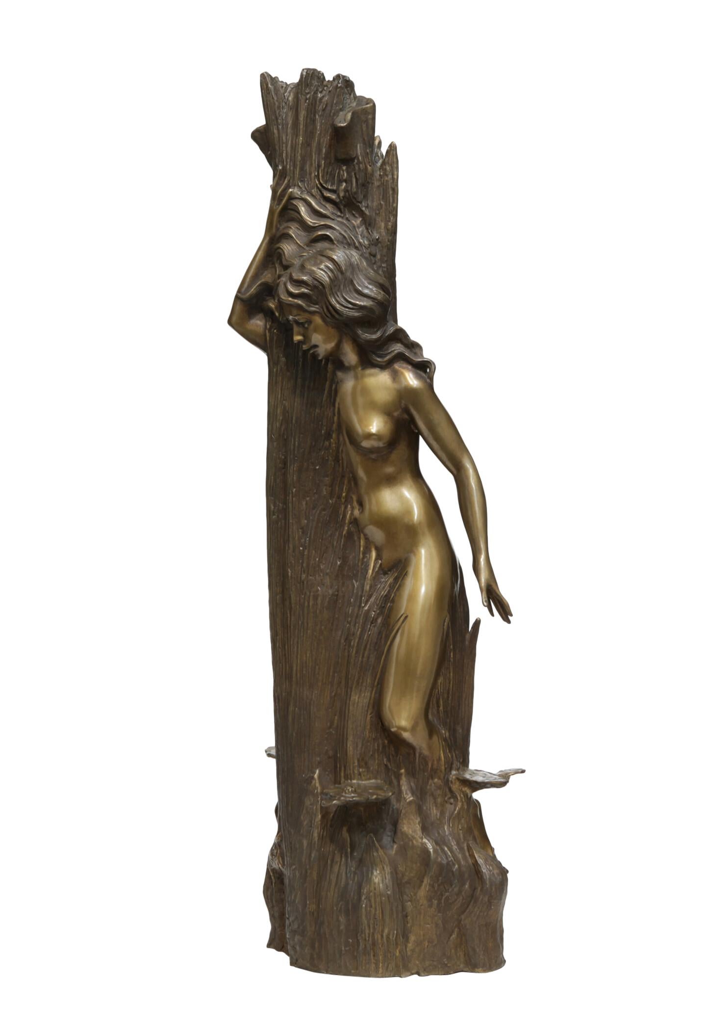 Faire en bois, sculpture en bronze de Volodymyr Mykytenko, 2011 - Sculpture de Volodymyr MYKYTENKO