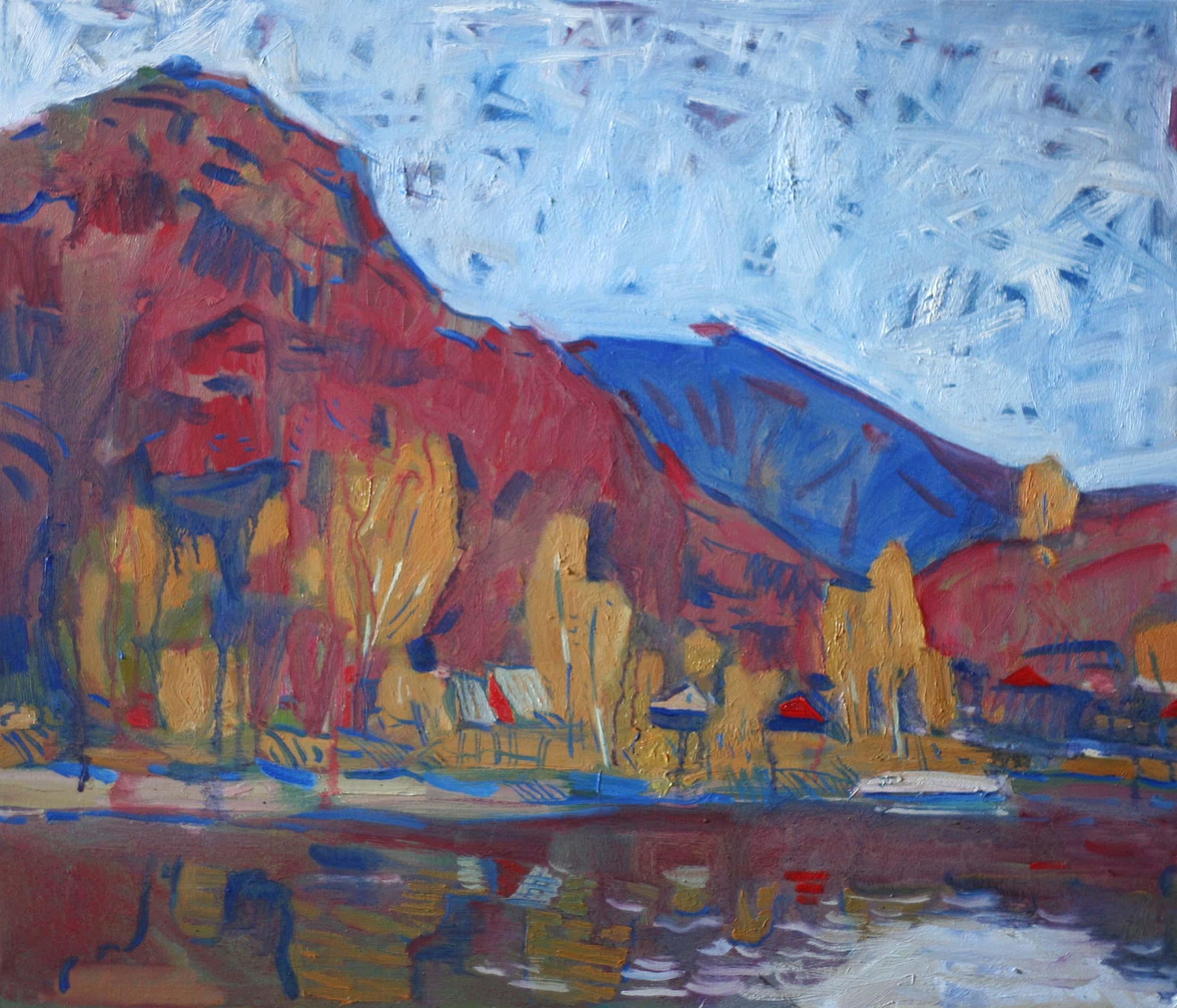 "Autumn" is an oil painting by the impressionist Maestro Volodymyr Nosan.

About the artwork:

TECHNIQUE:  oil painting
STYLE: Impressionist, Contemporary
Edition : Unique, signed
Weight: Approximately 3 kg.
The painting has no frame.

His paintings