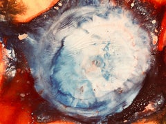 Round painting on canvas - Contemporary art, 21st