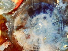 Round painting on canvas - Contemporary art, 21st