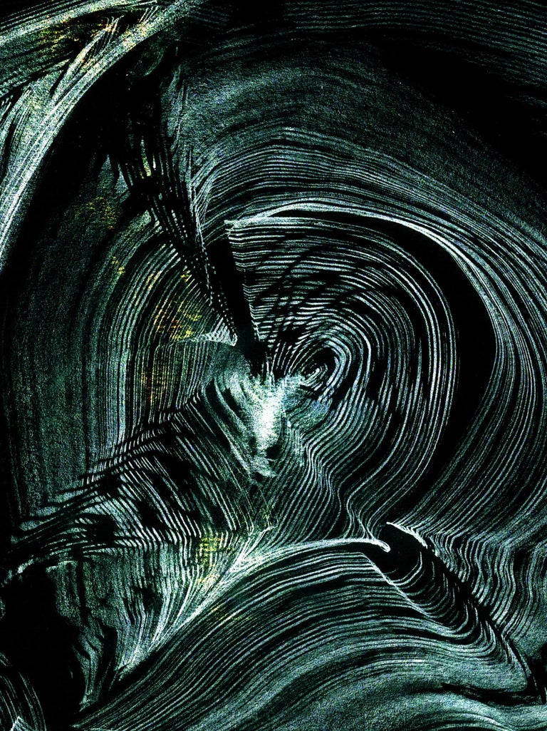Superior Quality New Media Digital Print Based On Graphite Drawing 120x80cm