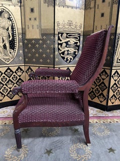 Fauteuil Voltaire portant la marque « J. Ranselme »