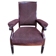 Fauteuil Voltaire portant la marque « J. Ranselme »