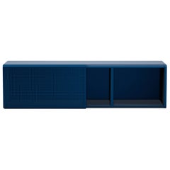 "Voltaire" Wall Cabinet in Plywood with Metal Sliding Door by Moroso for Diesel