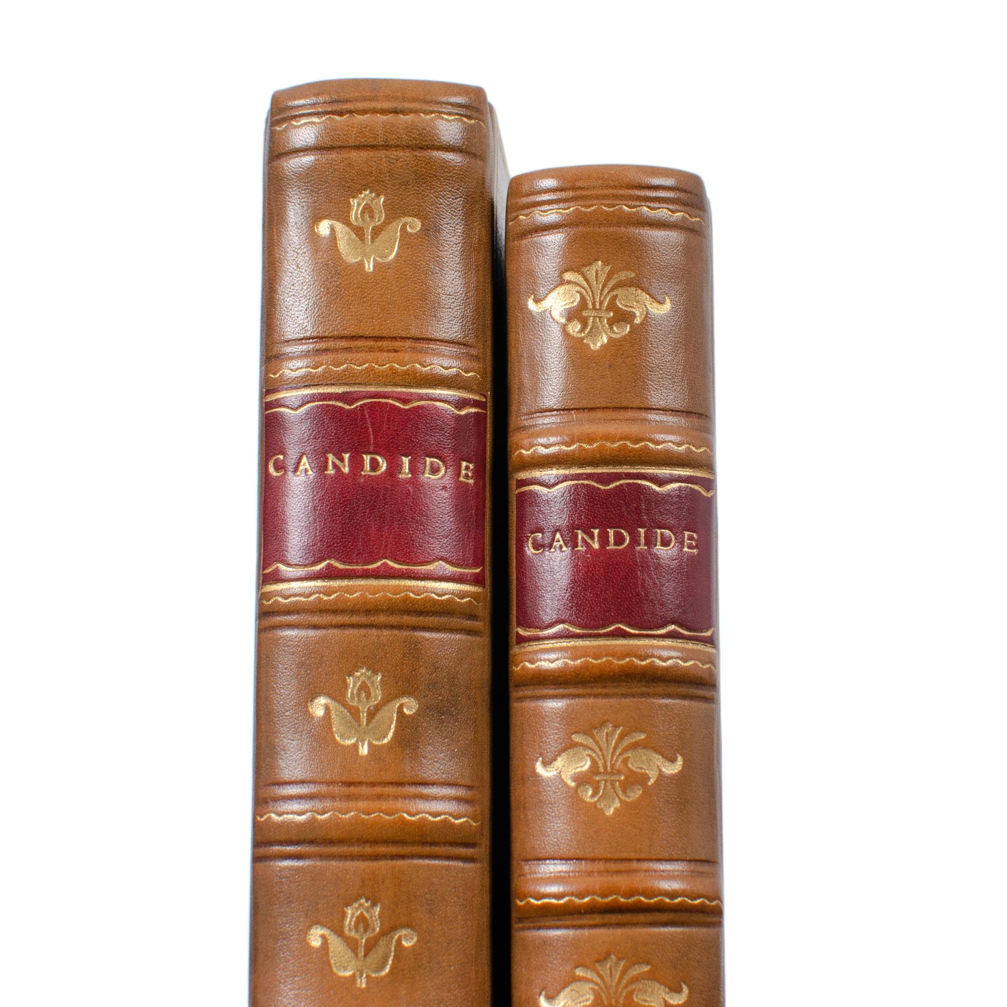 Mid-18th Century Voltaire's Candide True First Edition & First London Edition For Sale