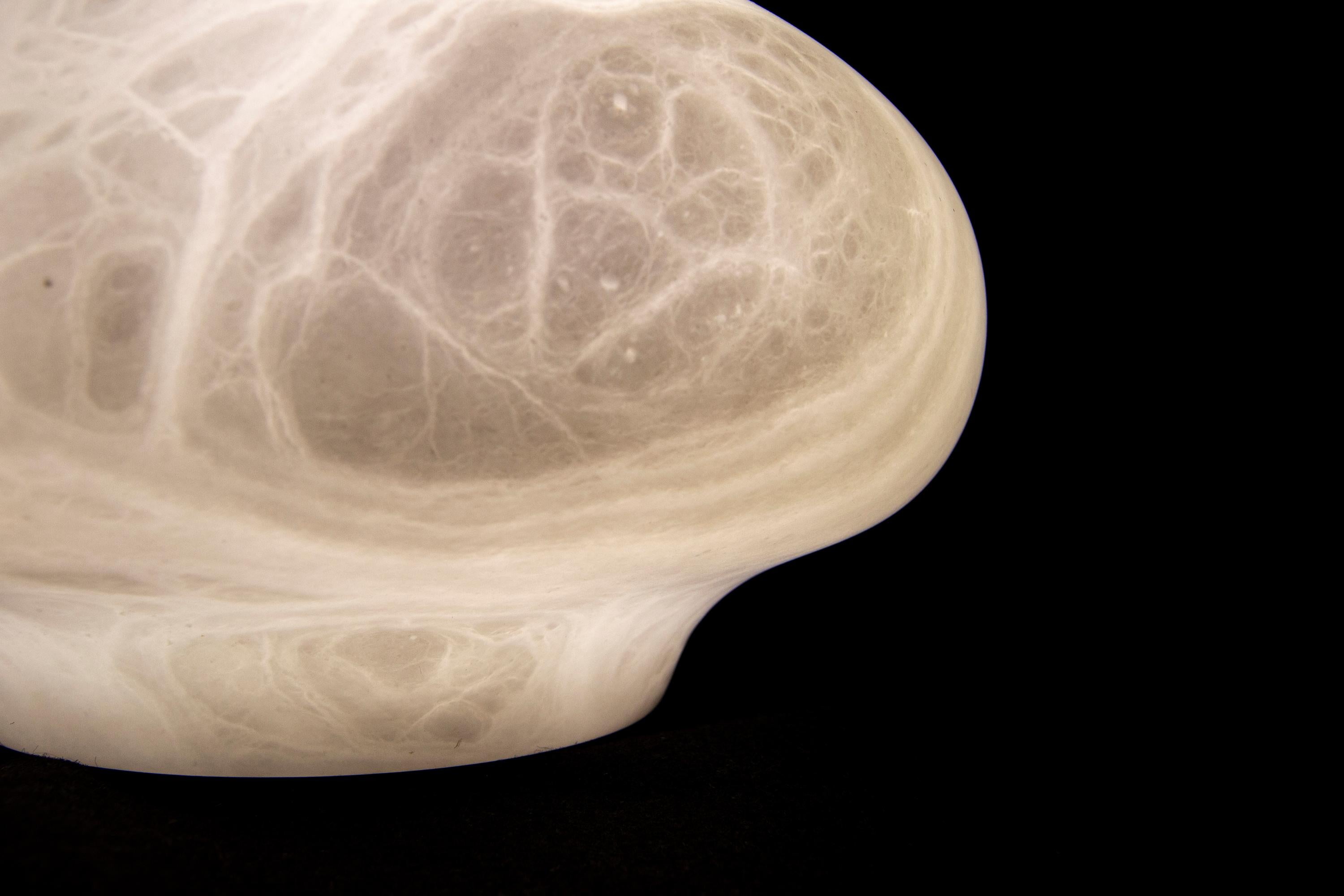 Volterra Alabaster Battery Lamp 'Fuwas S' In New Condition In Milan, IT