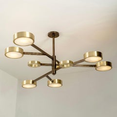 Volterra Ceiling Light by Gaspare Asaro-Bronze and Satin Brass Finish