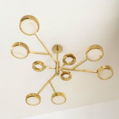 Volterra Ceiling Light by Gaspare Asaro-Polished Brass Finish