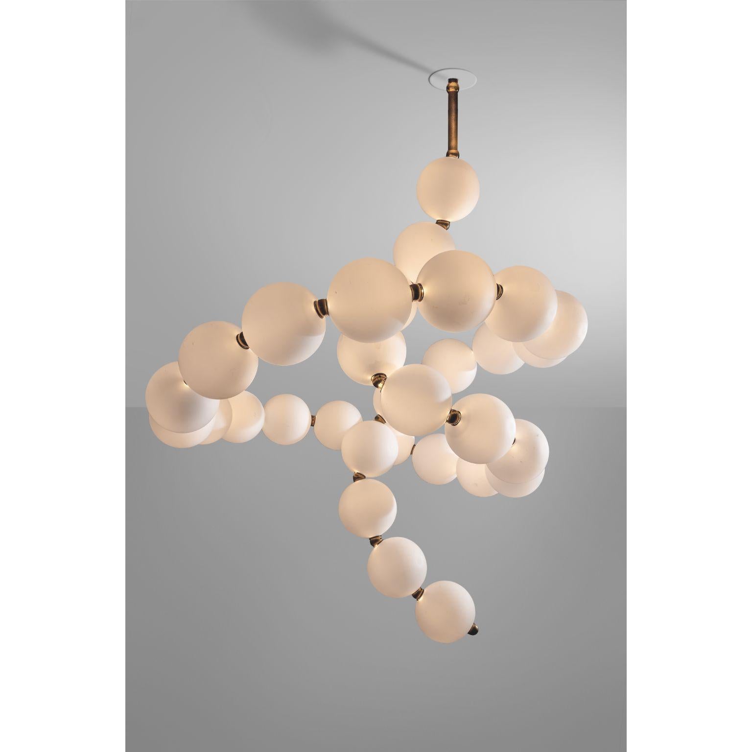 Voltige De Perles Chandelier by Ludovic Clément D’armont In New Condition For Sale In Geneve, CH
