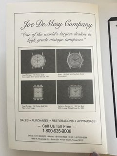 VOLUME 4: Vintage American & European Wrist Watch Price Guide Published in 1989
