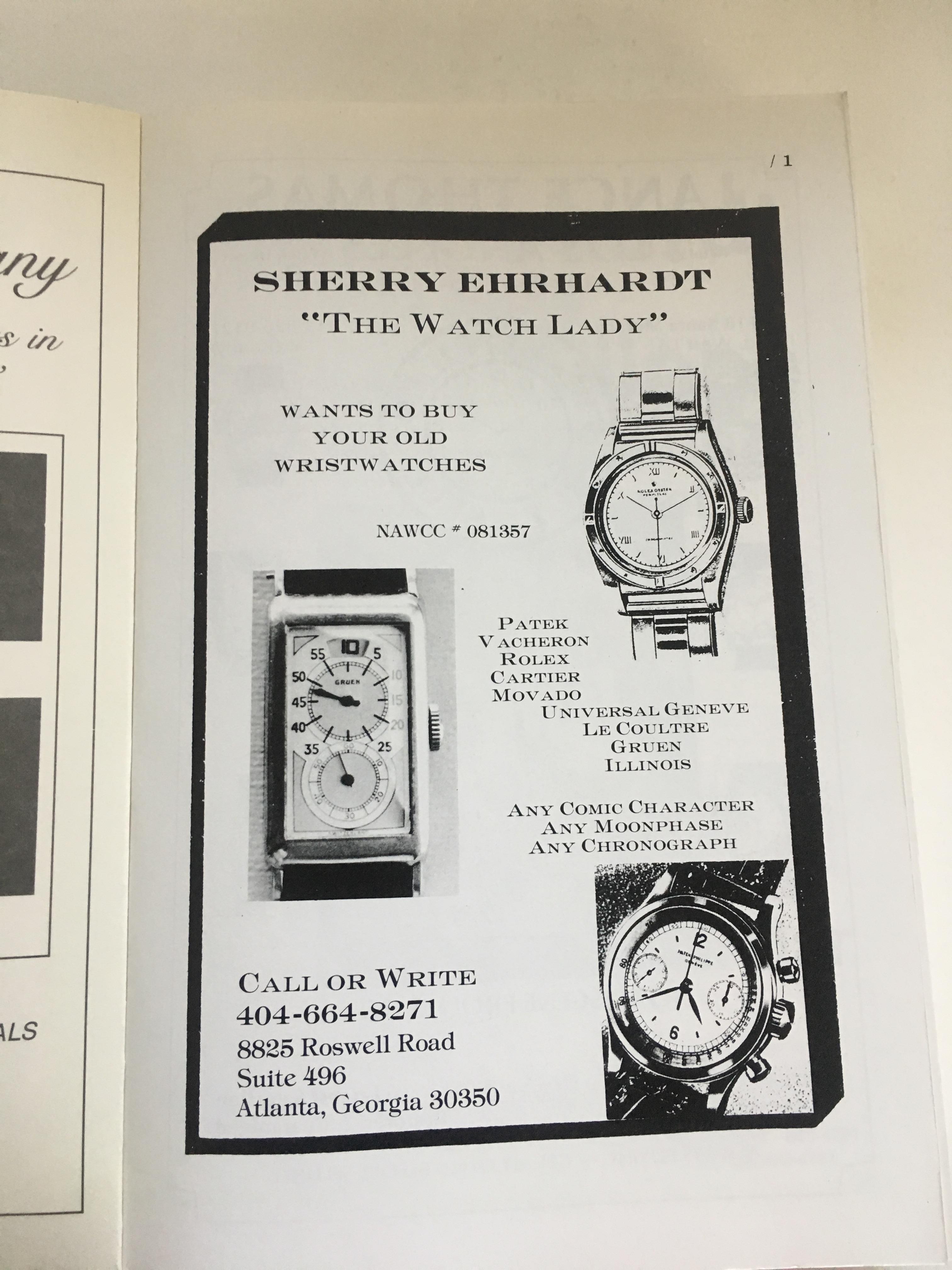 VOLUME 4: Vintage American & European Wrist Watch Price Guide Published in 1989 In New Condition For Sale In Dallas, TX