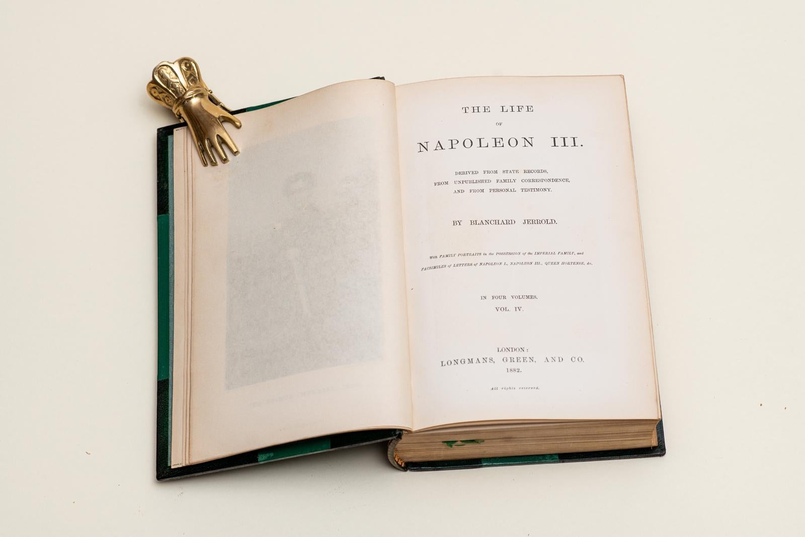 Volumes. Blanchard Jerrold, The Life of Napoleon III. In Good Condition For Sale In New York, NY