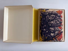 Volumes of lithographs from the Cobra Library, first series titled *De Frie Kunstner*