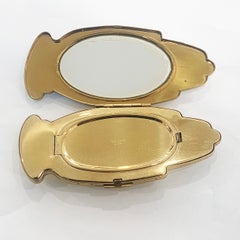 Volupte Golden Gesture Hand Compact  Gay Nineties black lace mitt