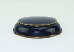 Volupte Mirrored Midnight Blue Compact, 1940's