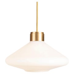 Large 'Volver' Brass & Glass Pendant Lamp by Daniel Lavonius Jarefeldt for Örsjö