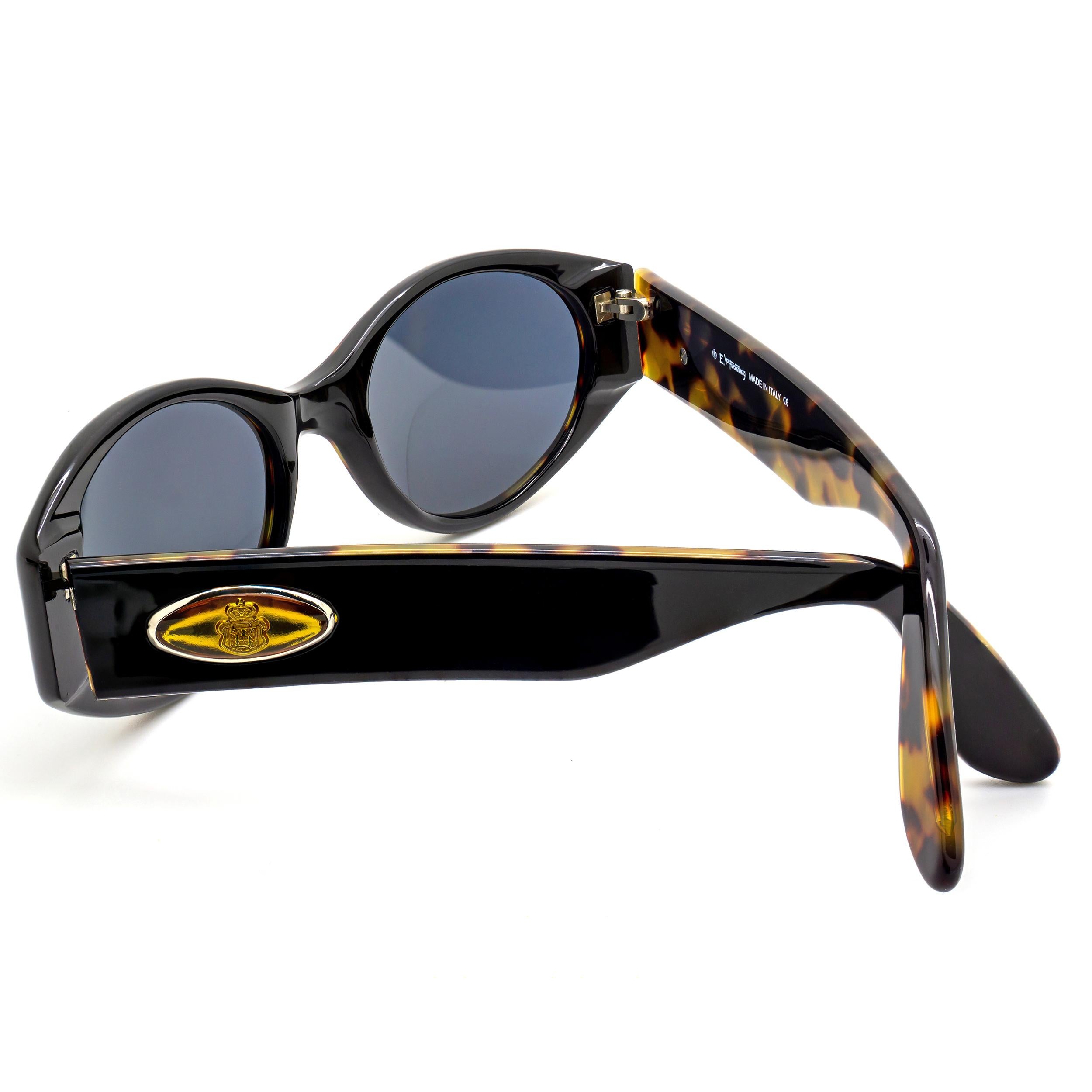 Black Von Furstenberg vintage sunglasses For Sale
