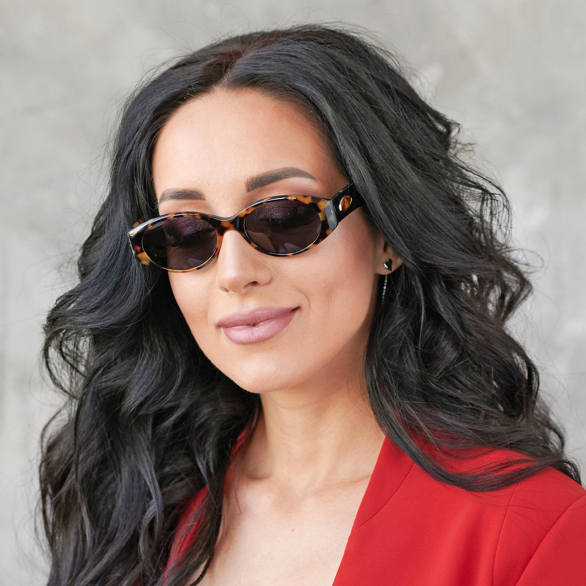 Lunettes de soleil vintage Von Furstenberg en vente 1