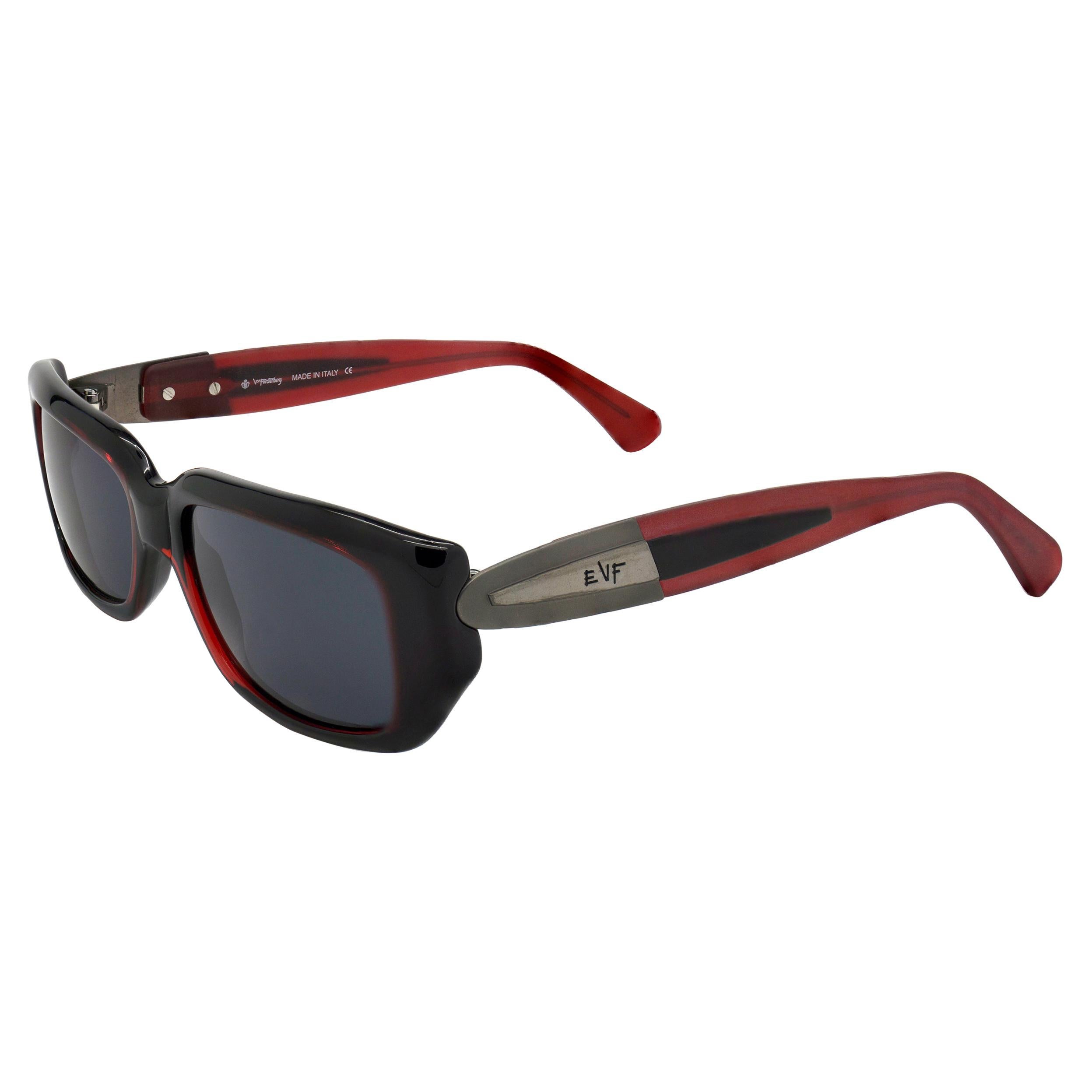Von Furstenberg vintage sunglasses, Italy 70s For Sale
