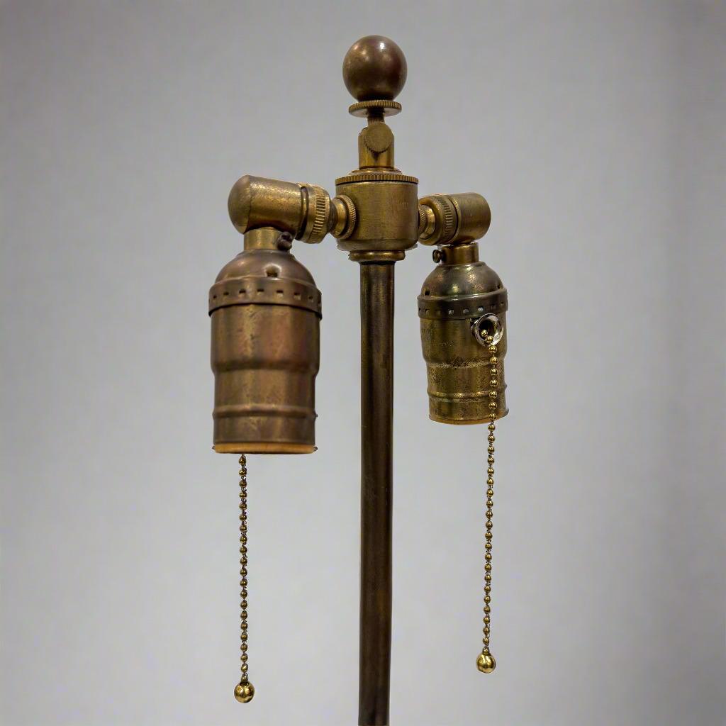 Von Nessen, lampe de table à colonne moderniste en marbre, États-Unis, 1950 Bon état - En vente à New York, NY