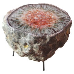 Von Pelt Atelier Contemporary Handmade Rare Geode Shape Meteorite Coffee Table