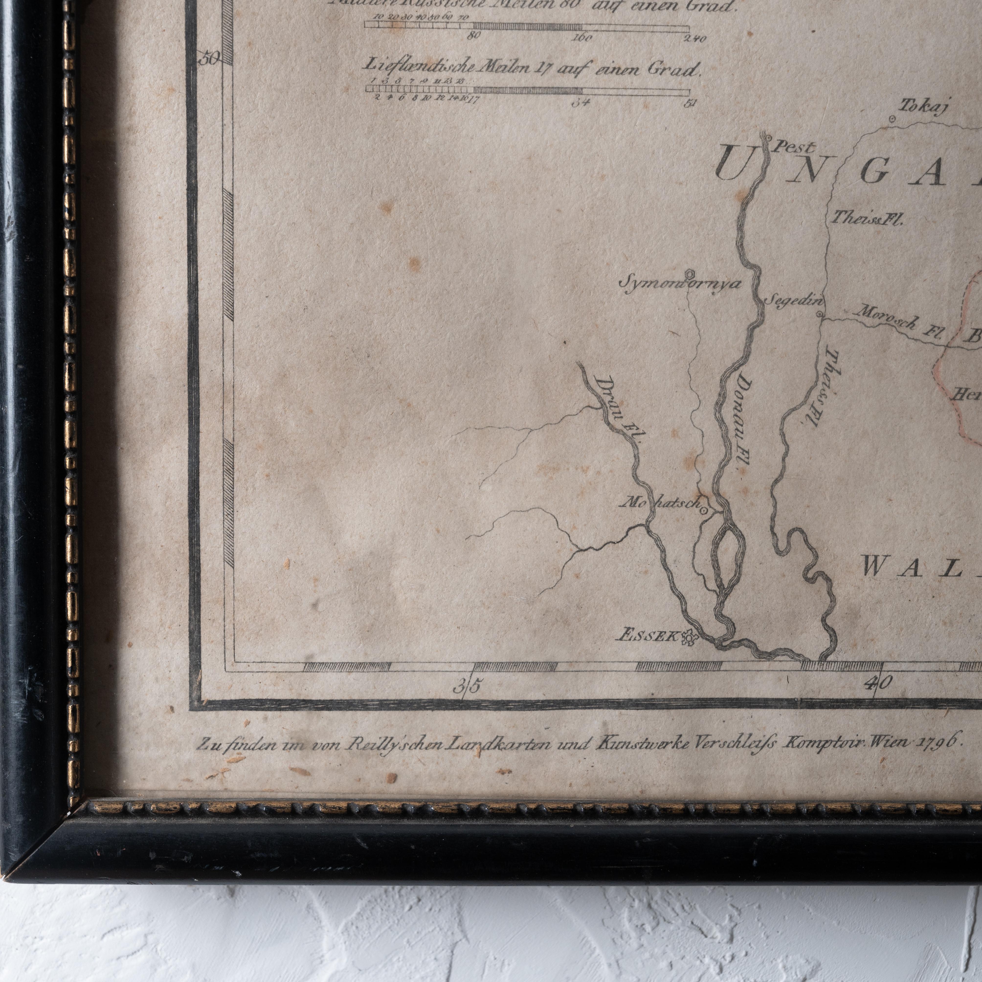 Von Reilly Karte des Russischen Kaiserreichs, 1796 (Spätes 18. Jahrhundert) im Angebot