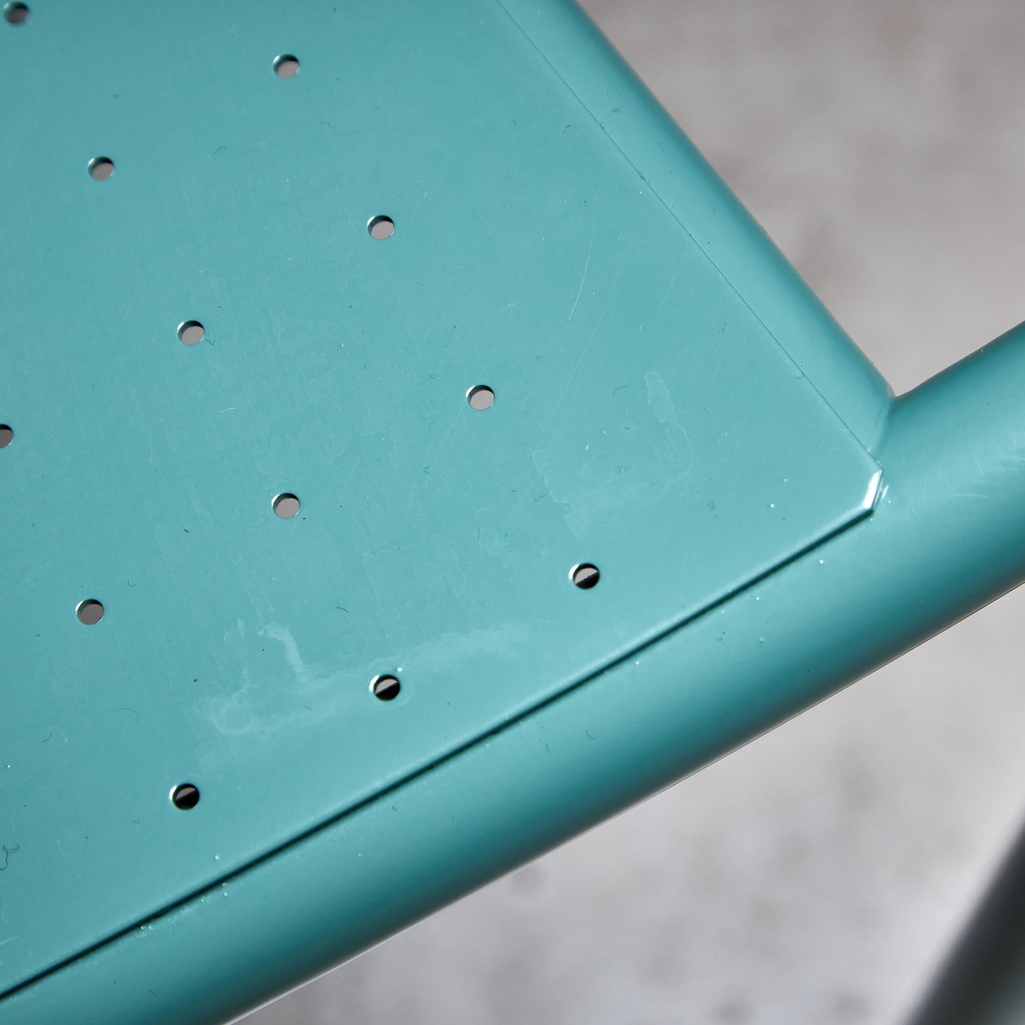Sedia Von Vogelsang in verde menta di Philippe Starck per Driade, 1985 in vendita 4