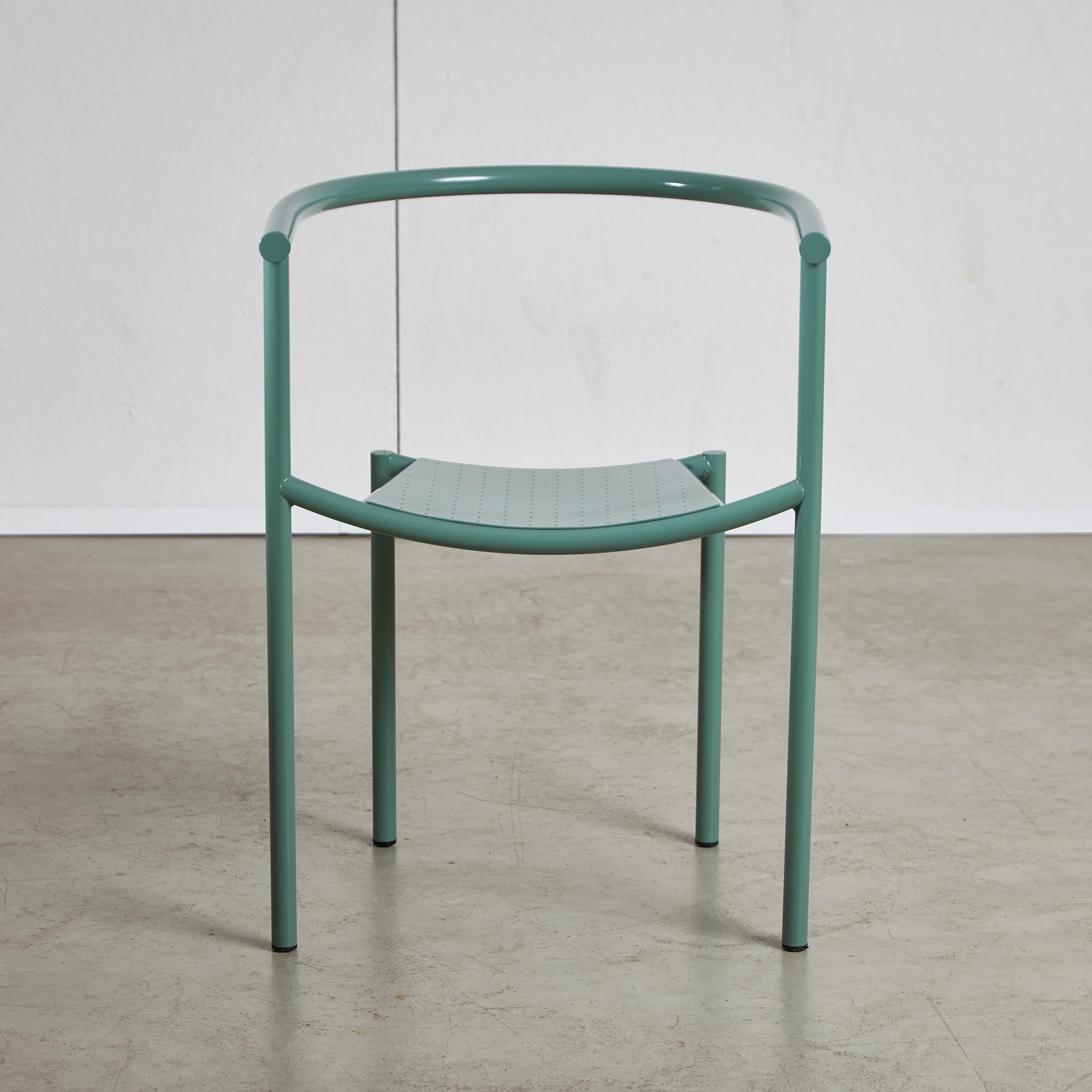 Italiano Sedia Von Vogelsang in verde menta di Philippe Starck per Driade, 1985 in vendita