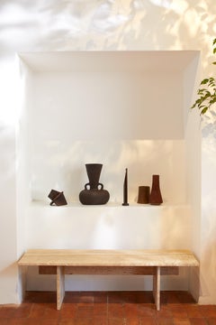 Table basse/table d'appoint Vondel fabriquée à la main en travertin 2023