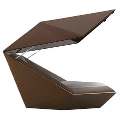 Vondom FAZ Daybed with Hinged Canopy 360° Swivel by Ramón Esteve - Lackiert