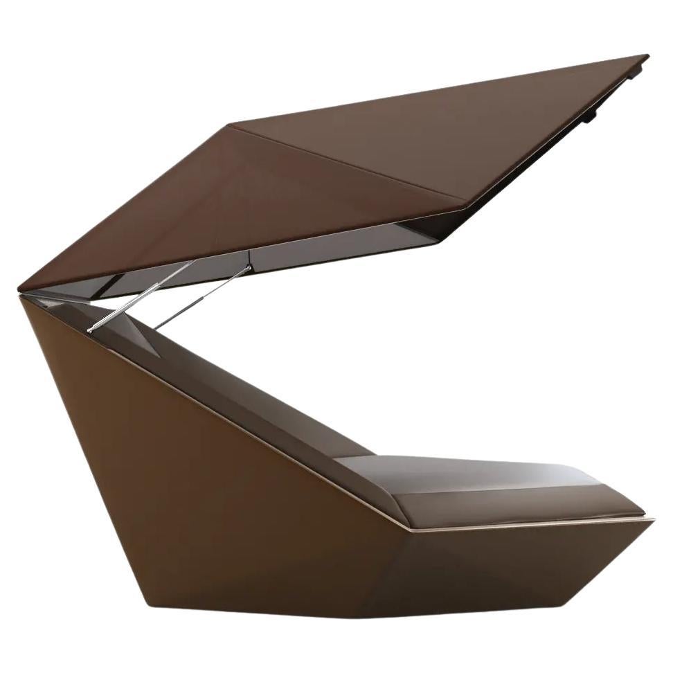 Vondom FAZ Daybed avec baldaquin pivotant à 360° Designé par Ramón Esteve - Matt