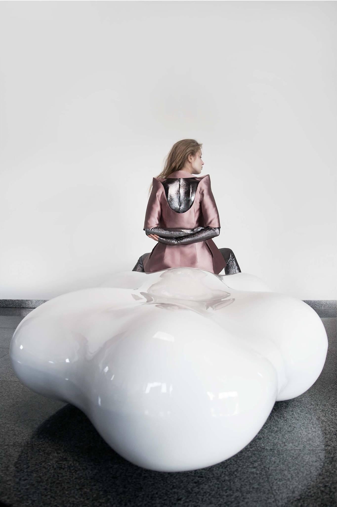 Spanish Vondom LAVA Bench – Designed by Karim Rashid - Matt For Sale