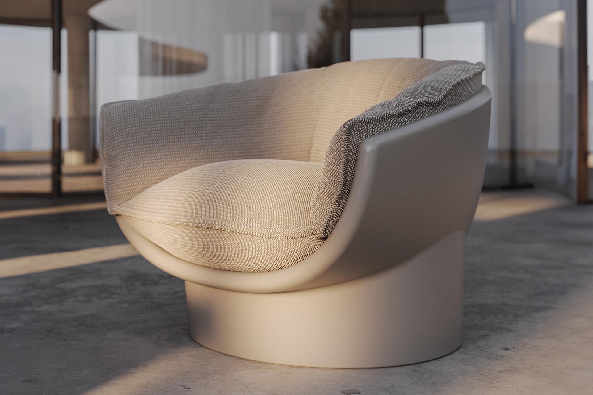 Vondom Fauteuil LUNA - Design/One - Laqué en vente 4