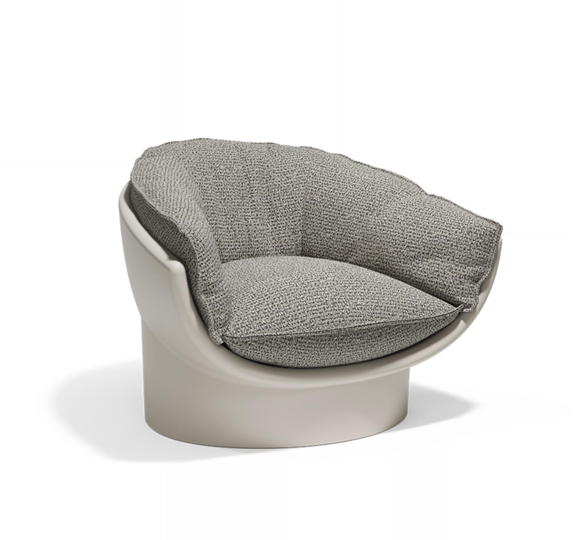 Tissu Vondom Fauteuil LUNA - Design/One - Laqué en vente