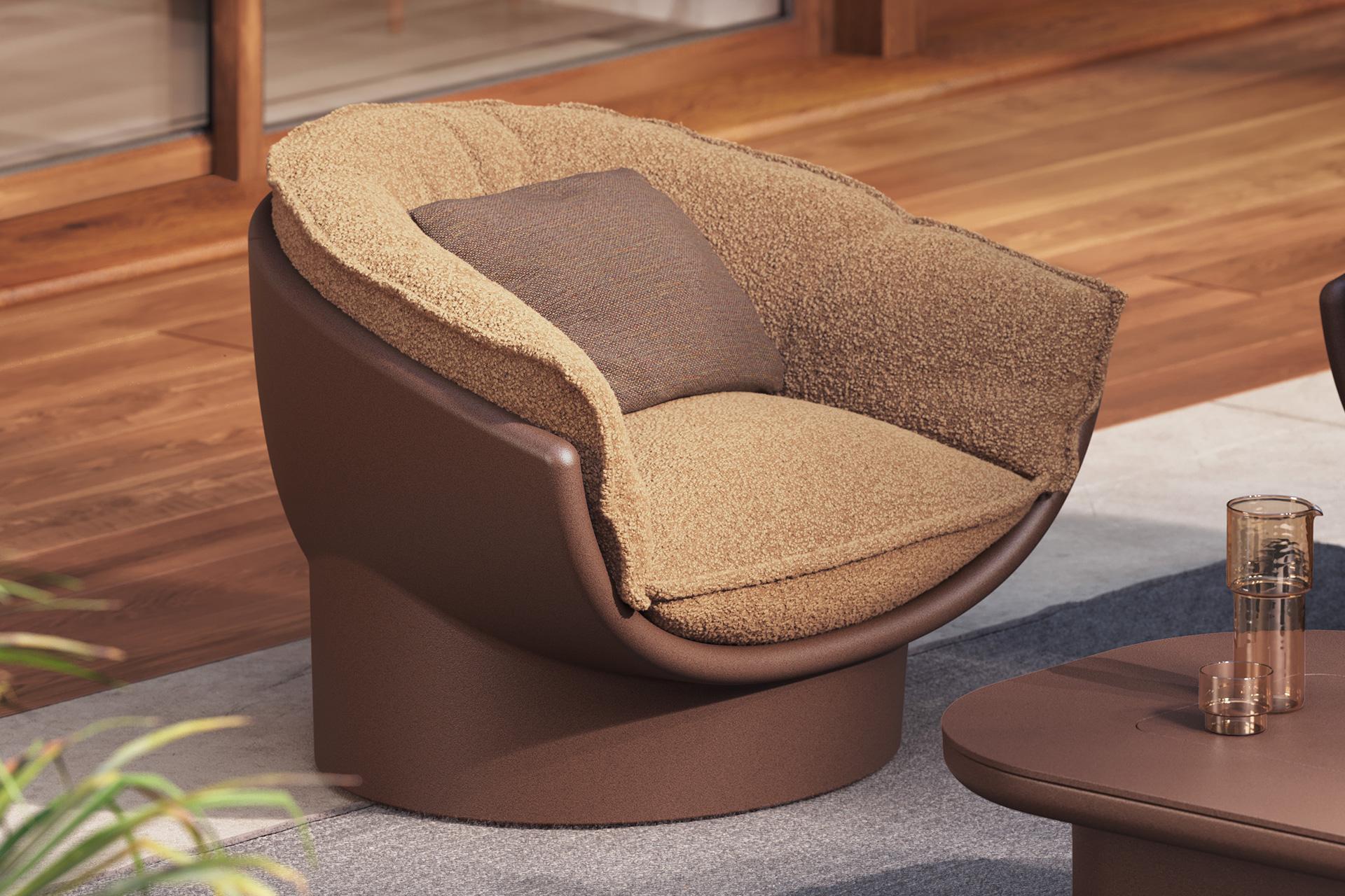 Vondom Fauteuil LUNA - Design/One Ramón Esteve - Matt en vente 1