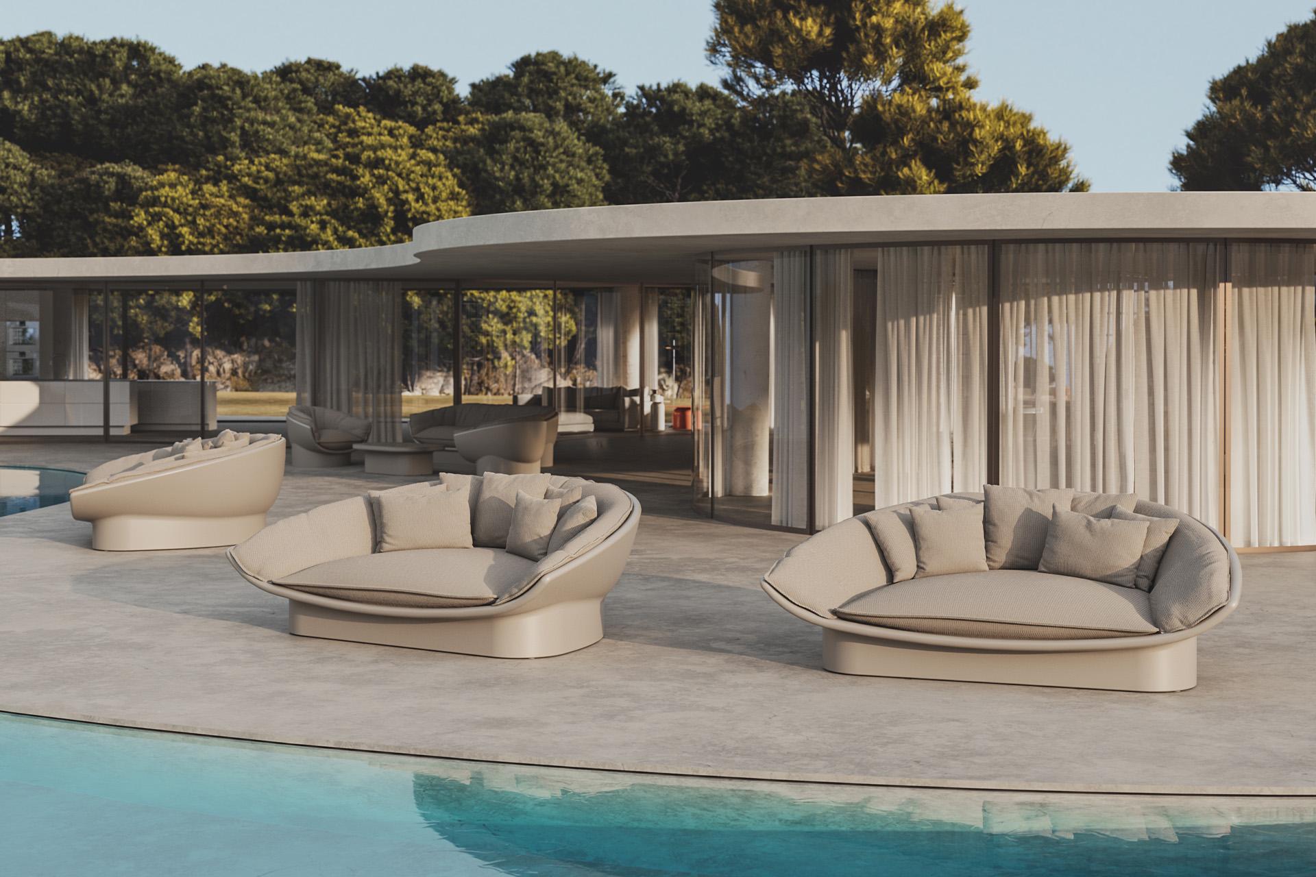 Vondom LUNA Daybed – Designed by Ramón Esteve – Matt For Sale 1