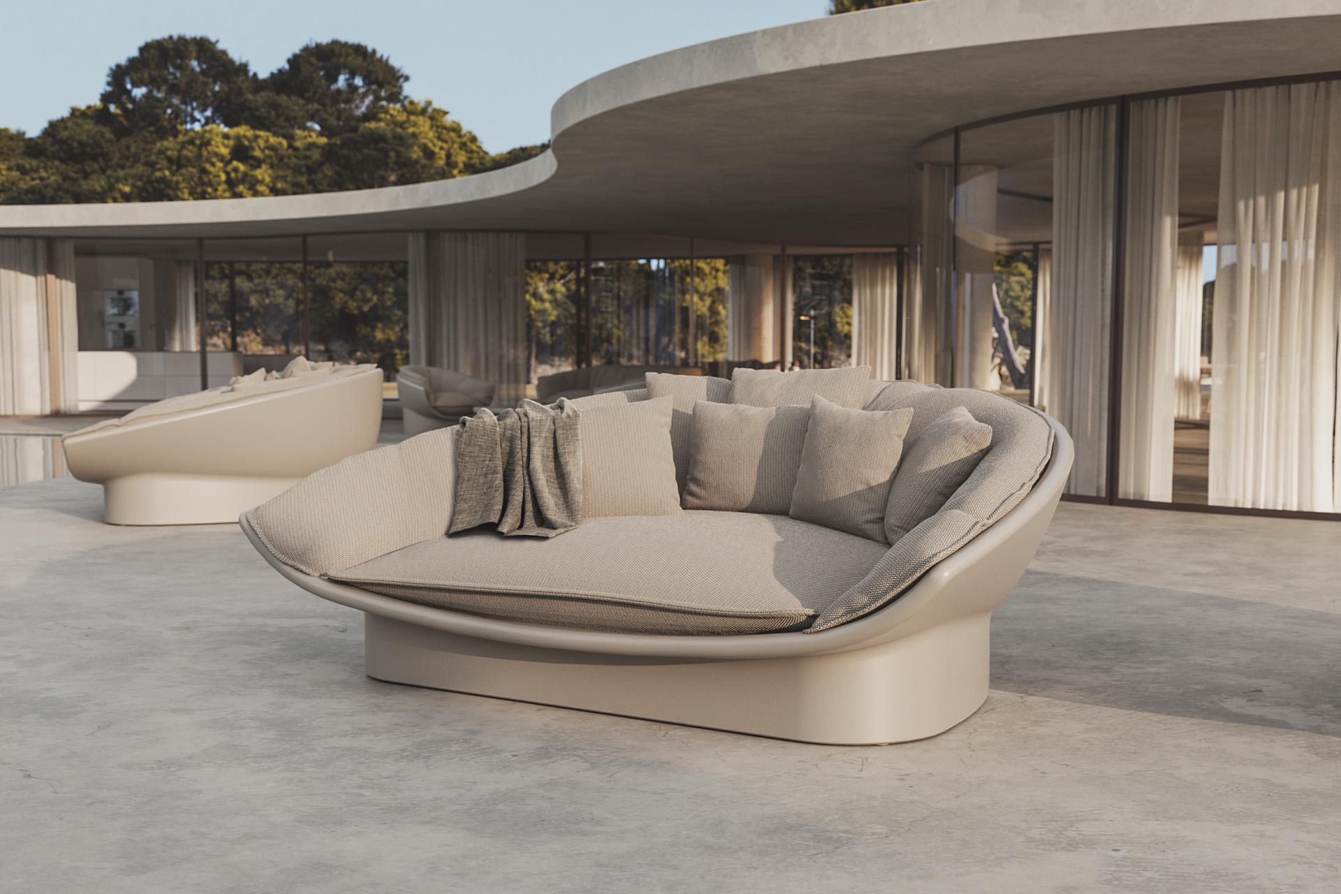 Vondom LUNA Daybed – Designed by Ramón Esteve – Matt For Sale 2