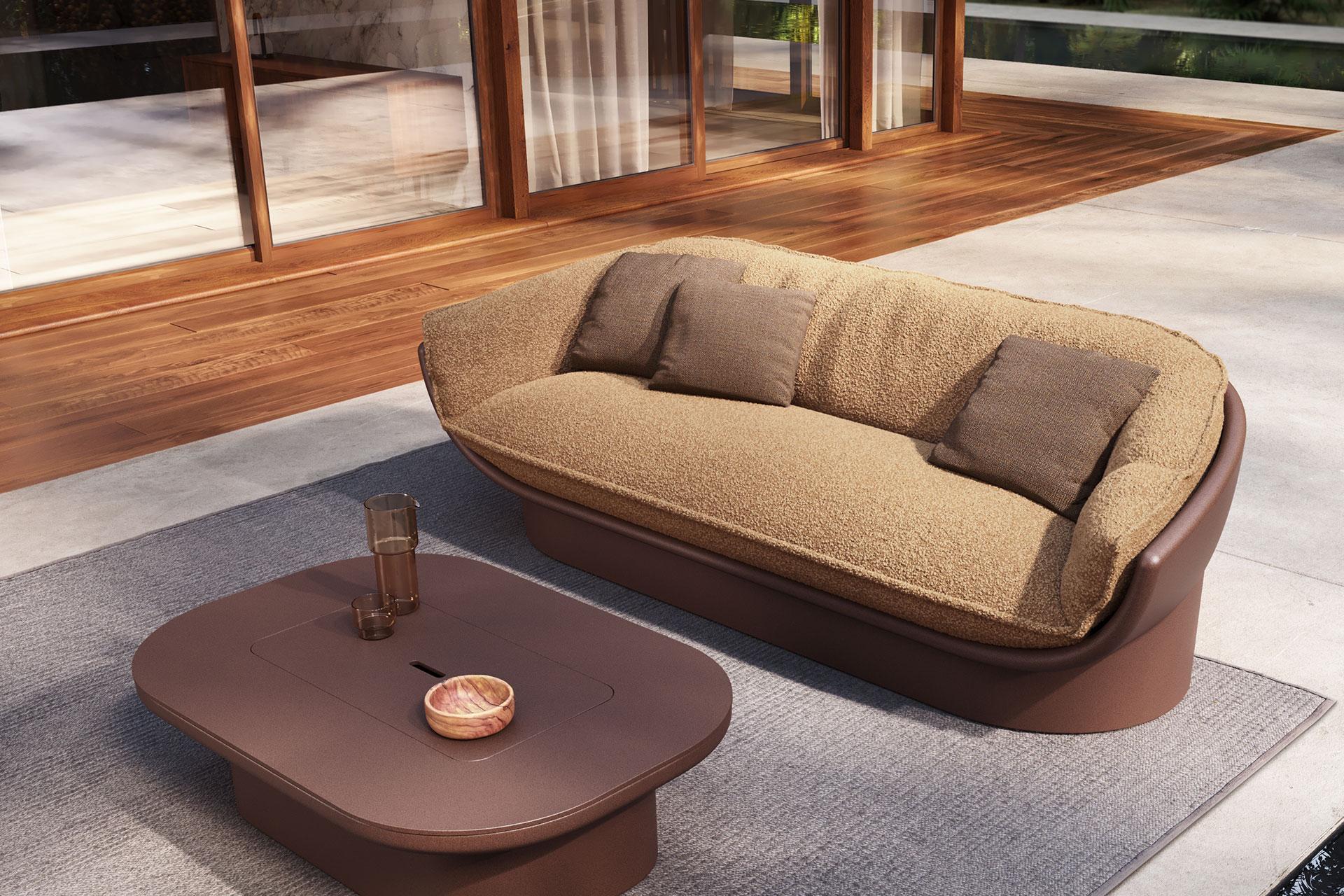 Vondom LUNA Sofa – Designed by Ramón Esteve – Matt For Sale 2