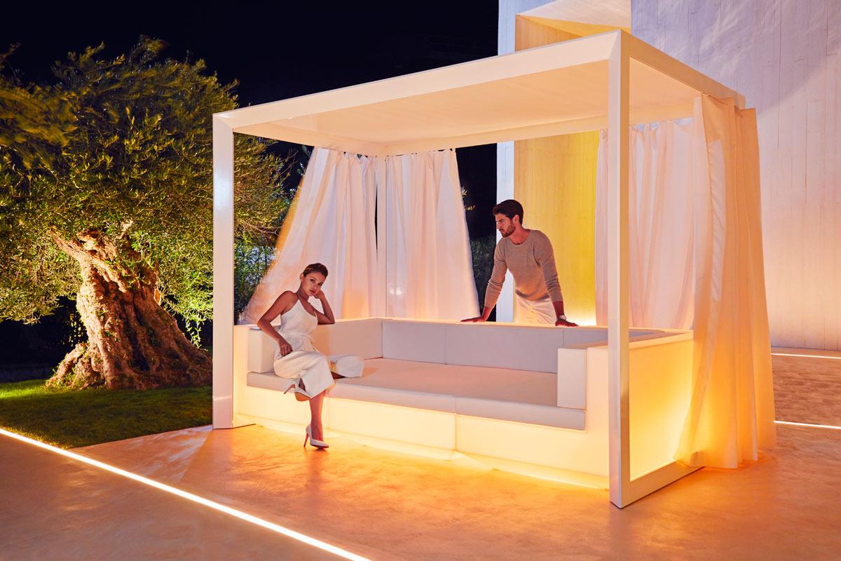 Spanish Vondom Outdoor Vela Pavilion Design by Ramon Esteve For Sale