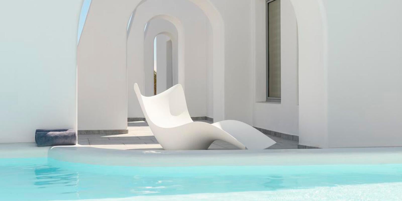 XXIe siècle et contemporain Bain de soleil Vondom SURF - Design by Karim Rashid - Laqué en vente