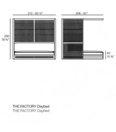 Vondom The Factory Daybed di Ramón Esteve